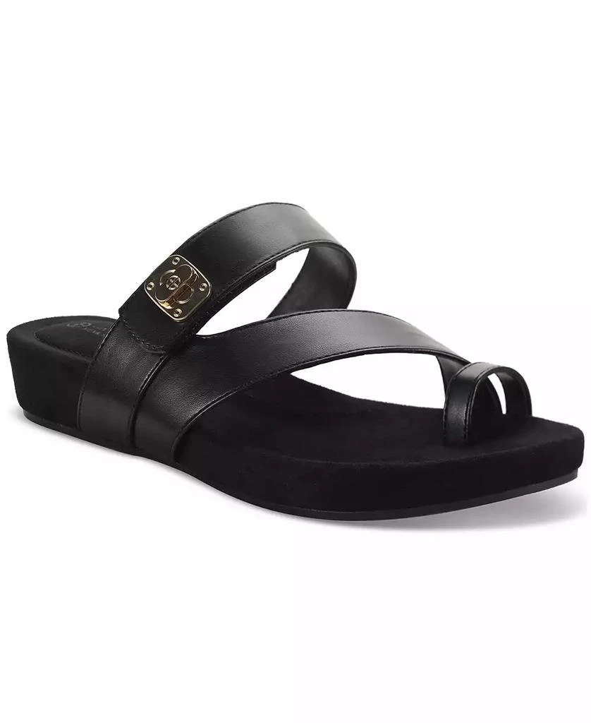 商品Giani Bernini|Women's Rilleyy Memory Foam Footbed Flat Sandals, Created for Macy's,价格¥209,第3张图片详细描述