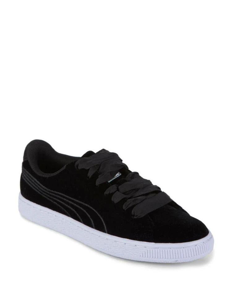 商品Puma|Women's Basket Classic Velour VR Sneakers,价格¥192,第2张图片详细描述