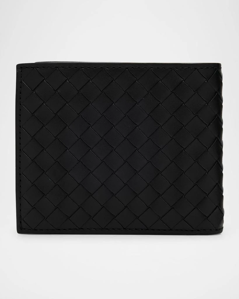 商品Bottega Veneta|Men's Intrecciato Piccolo Bifold Wallet With Coin Purse,价格¥5405,第4张图片详细描述