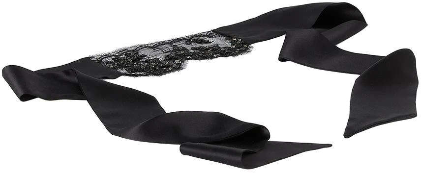 商品Kiki De Montparnasse|Black Lace Beaded Blindfold,价格¥1179,第2张图片详细描述