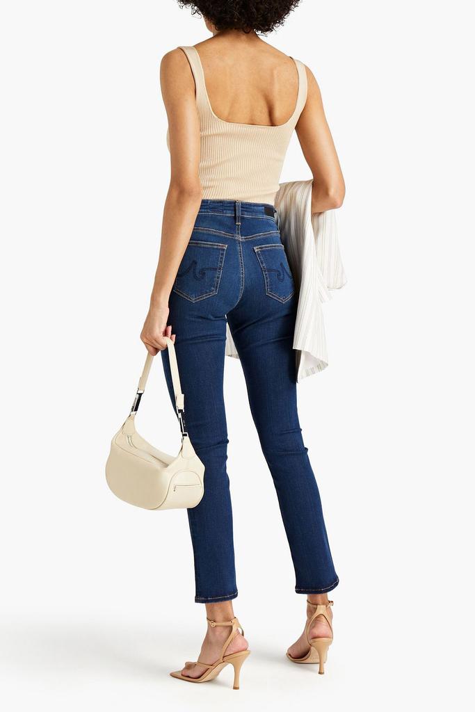 Mari faded high-rise straight-leg jeans商品第3张图片规格展示