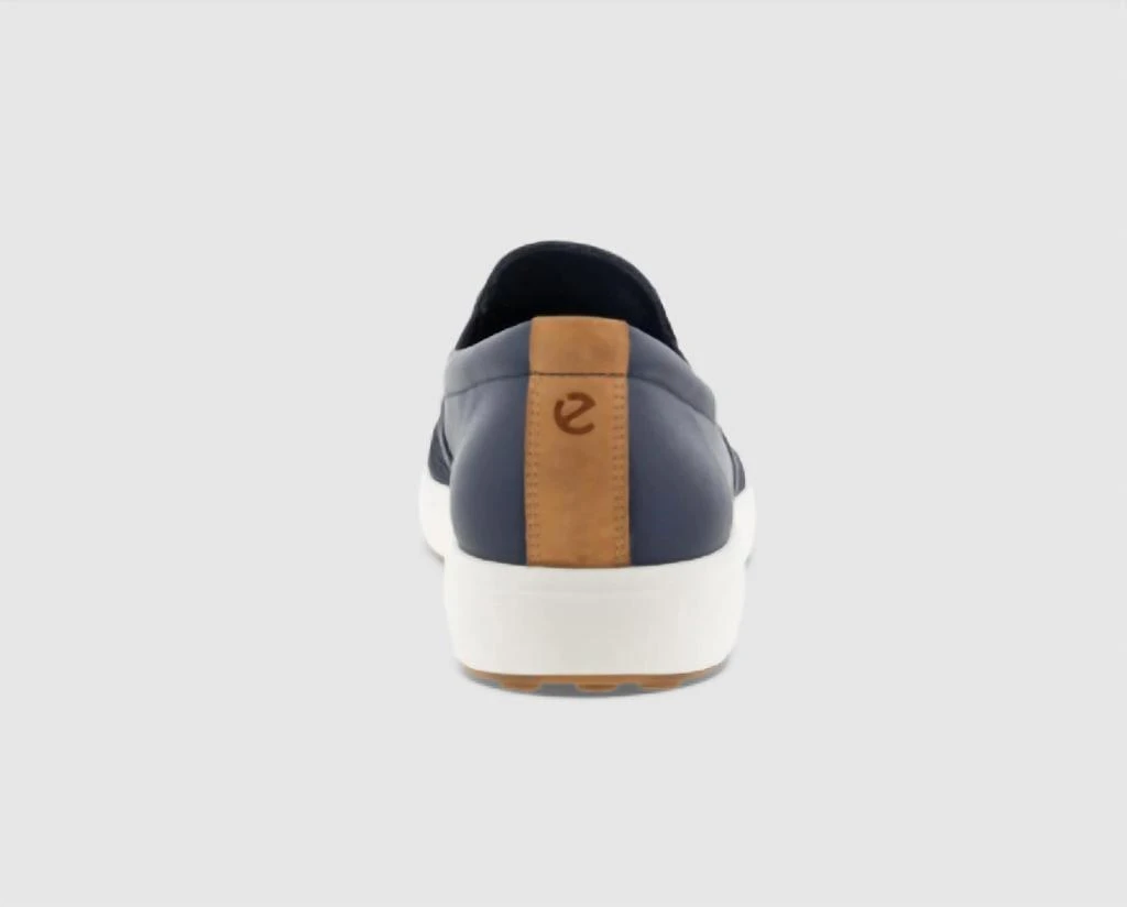 商品ECCO|Men's Soft 7 Slip-On Shoes In Marine Lion,价格¥966,第5张图片详细描述