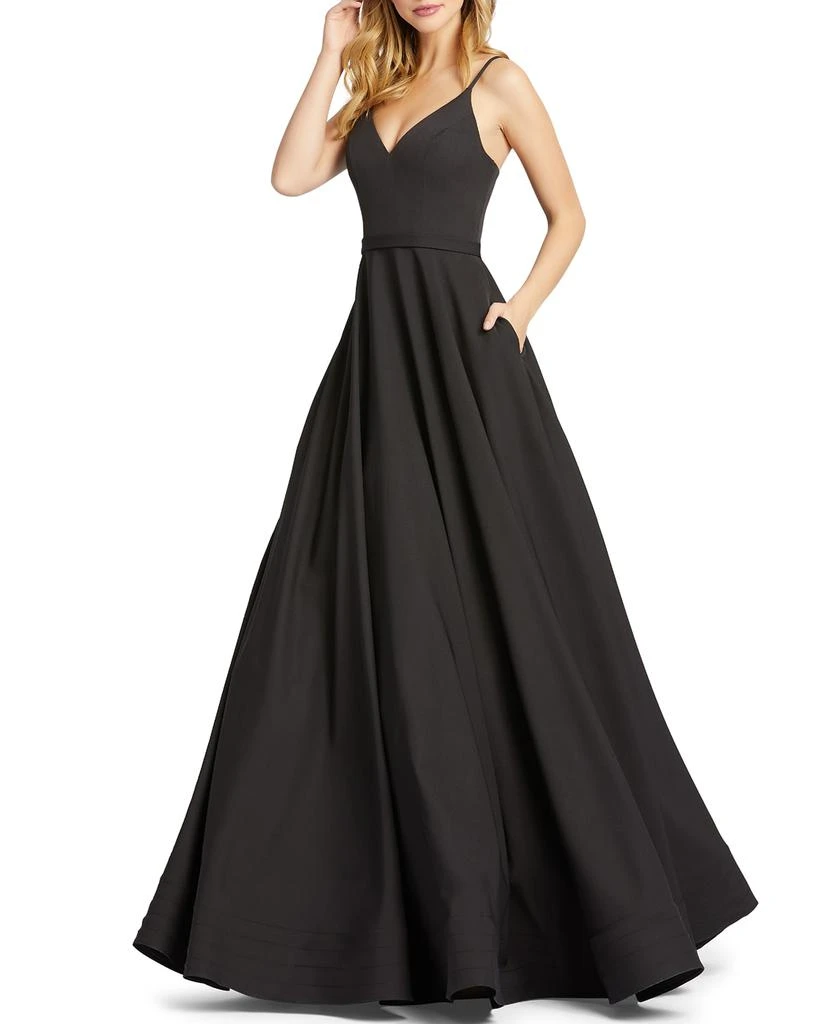 商品Mac Duggal|Sweetheart Ball Gown with Pockets,价格¥1385,第1张图片