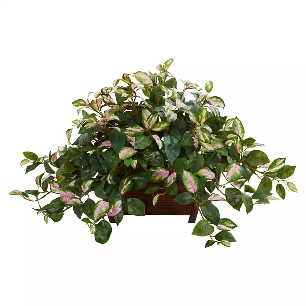 商品NEARLY NATURAL|Hoya Artificial Plant in Decorative Planter,价格¥596,第1张图片