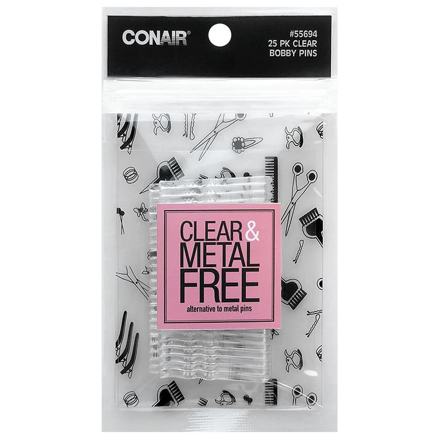 商品Conair|Transparent Metal-Free Bobby Pins,价格¥38,第1张图片