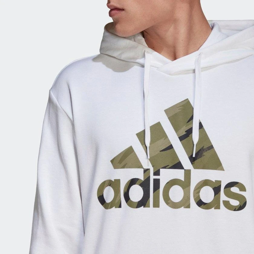 商品Adidas|Men's adidas Essentials French Terry Camo-Print Hoodie,价格¥261,第4张图片详细描述