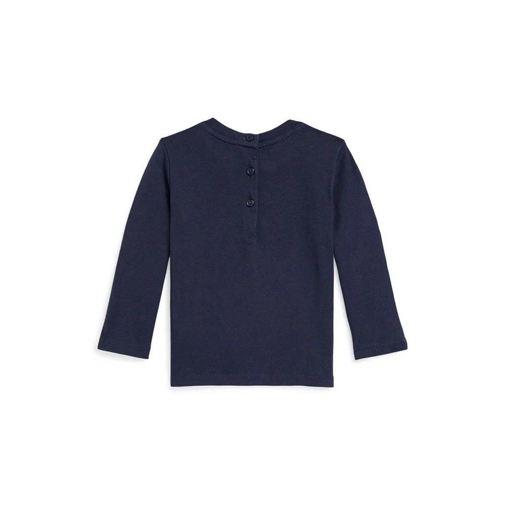 商品Ralph Lauren|Baby Boys Polo Bear Long-Sleeves T-shirt,价格¥209,第2张图片详细描述