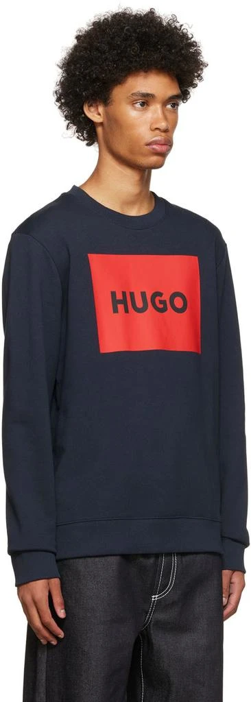 商品Hugo Boss|Navy Cotton Sweatshirt,价格¥488,第2张图片详细描述