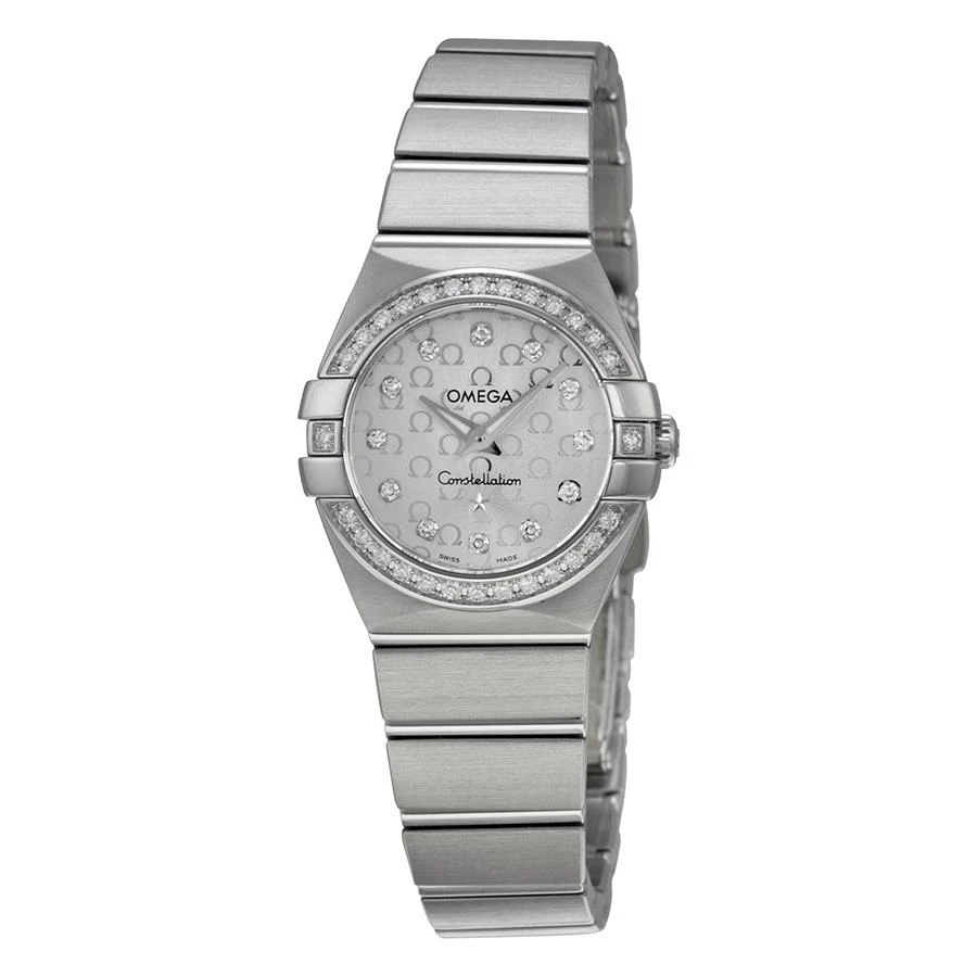 商品[二手商品] Omega|Pre-owned Omega Constellation Diamond Silver Dial Ladies Watch 123.15.24.60.52.001,价格¥16135,第1张图片