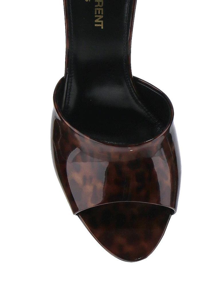 商品Yves Saint Laurent|La 16 Mules In Tortoiseshell Patent Leather,价格¥5692,第6张图片详细描述