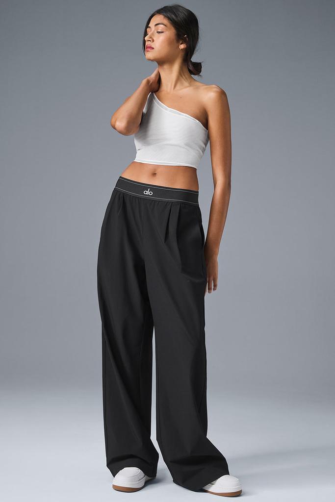Alo Suit Up Trouser (Regular) - Black - Leggings - Free Shipping