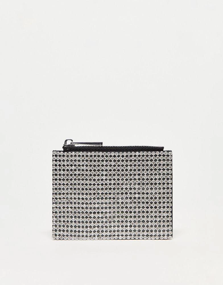 商品ASOS|ASOS DESIGN diamante purse in silver,价格¥114,第1张图片