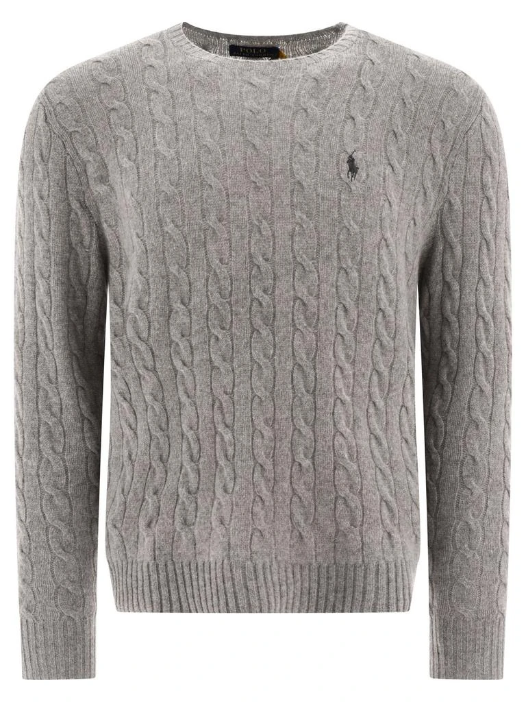 商品Ralph Lauren|Polo Ralph Lauren Pony Embroidered Cable-Knit Jumper,价格¥1230,第1张图片