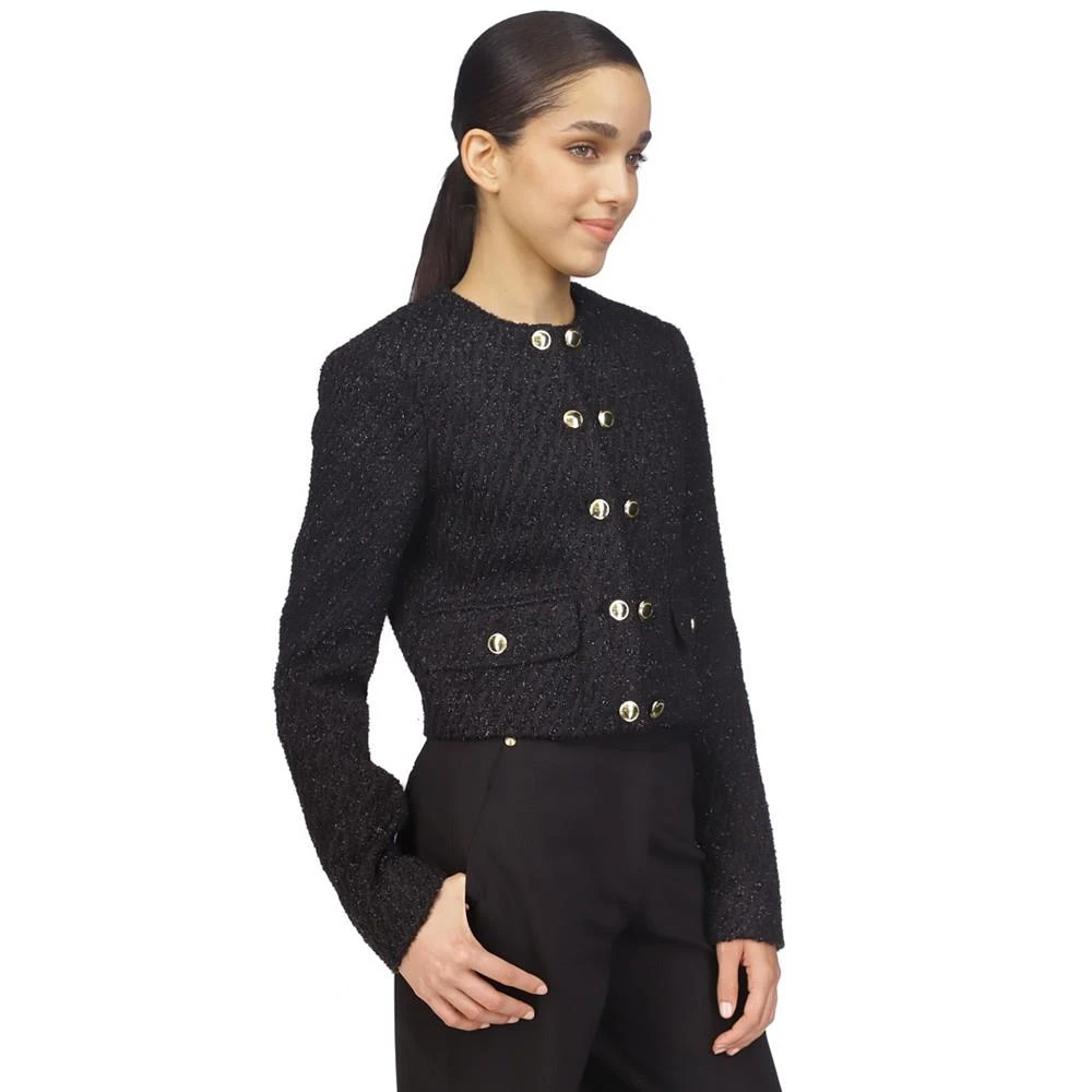 Michael Kors Women's Metallic Tweed Jacket 3