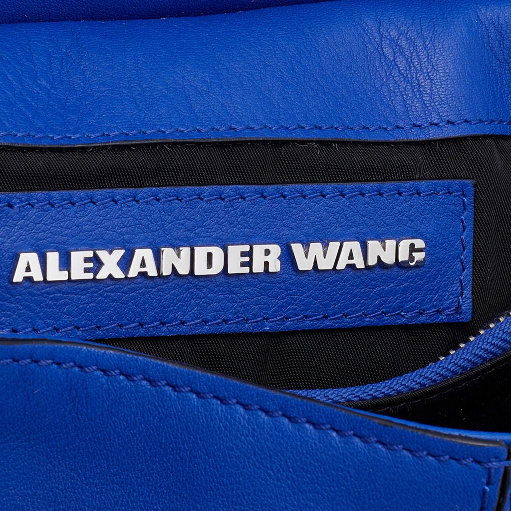 Alexander Wang Blue Leather Small Marion Shoulder Bag商品第8张图片规格展示
