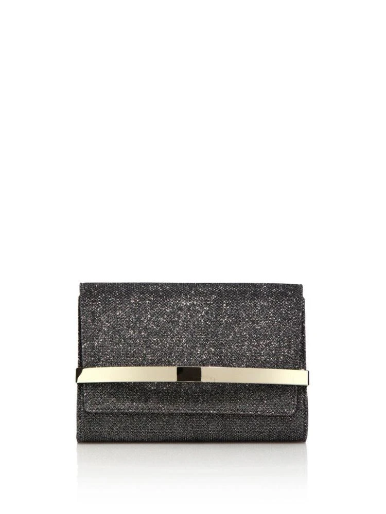 商品Jimmy Choo|Lame Glitter & Metal Clutch,价格¥2896,第3张图片详细描述