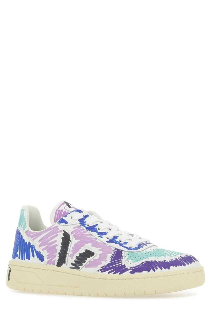 商品Marni|Marni X Veja V-10 Graffiti Low-Top Sneakers,价格¥1461,第2张图片详细描述