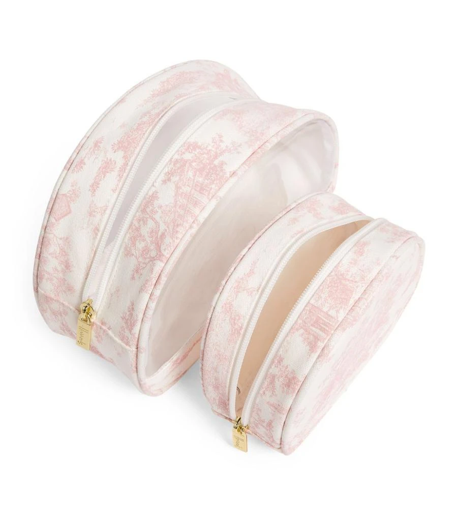 商品Harrods|Toile Cosmetic Bag (Set of 2),价格¥294,第3张图片详细描述
