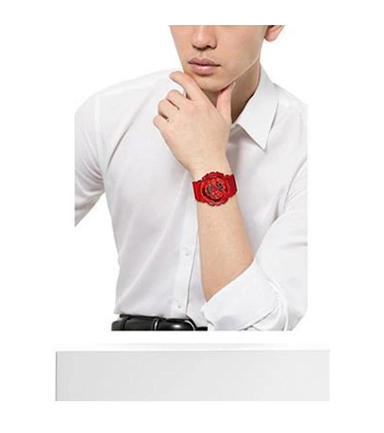 商品G-Shock|日本直邮CASIO 卡西欧 G-Shock 手表 GA-110AC-4AJF红色时尚潮流,价格¥2447,第5张图片详细描述