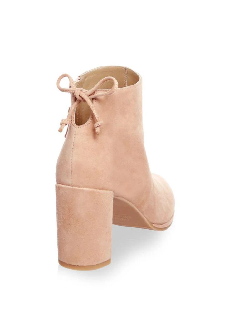 商品Stuart Weitzman|Lofty 麂皮后系带踝靴,价格¥1493,第2张图片详细描述