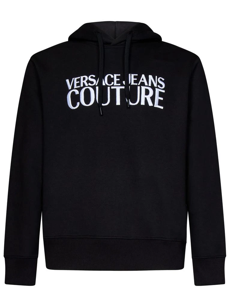 商品Versace|Versace Jeans Couture Logo Printed Drawstring Hoodie,价格¥1318,第1张图片
