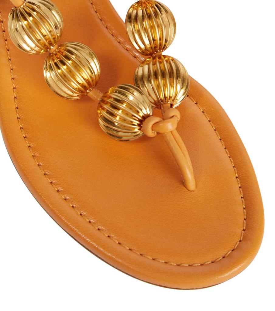 Capri皮革夹趾凉鞋商品第6张图片规格展示