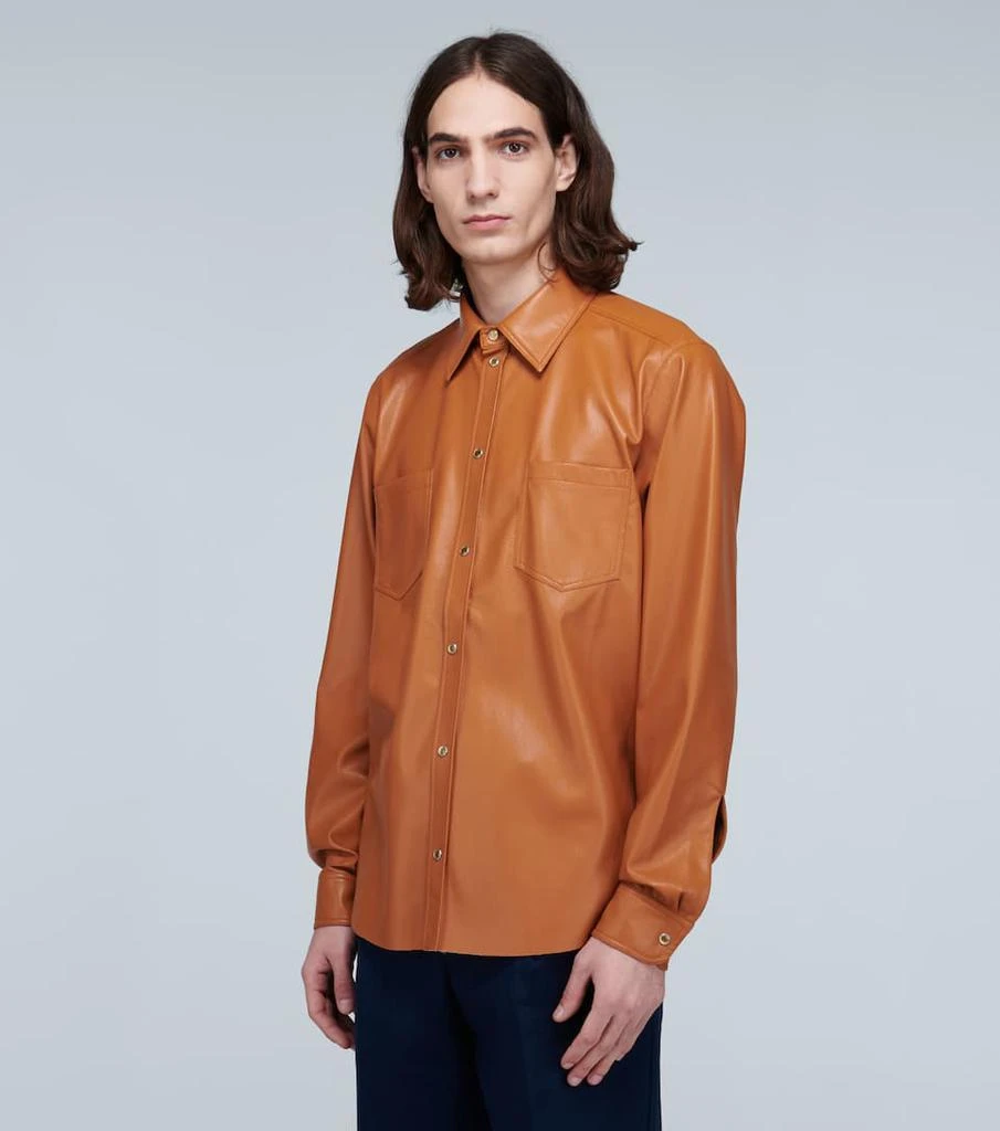 商品Nanushka|Faux-leather shirt,价格¥2192,第3张图片详细描述