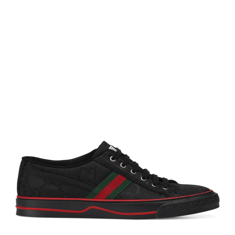 商品[国内直发] Gucci|GUCCI 黑色男士帆布鞋 628709-H9H70-1072,价格¥5589,第1张图片