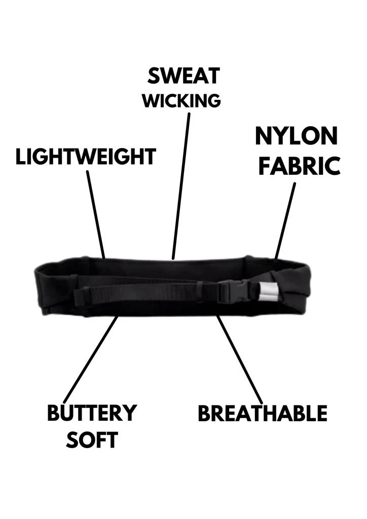 商品Lululemon|Lululemon Fast and Free Run Belt (Black, Size L/XL),价格¥456,第4张图片详细描述