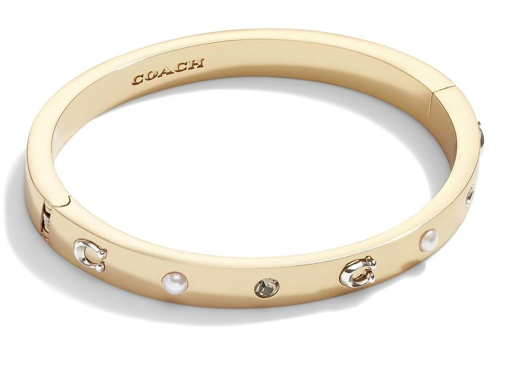 商品Coach|Signature Stone Bangle Bracelet,价格¥697,第1张图片