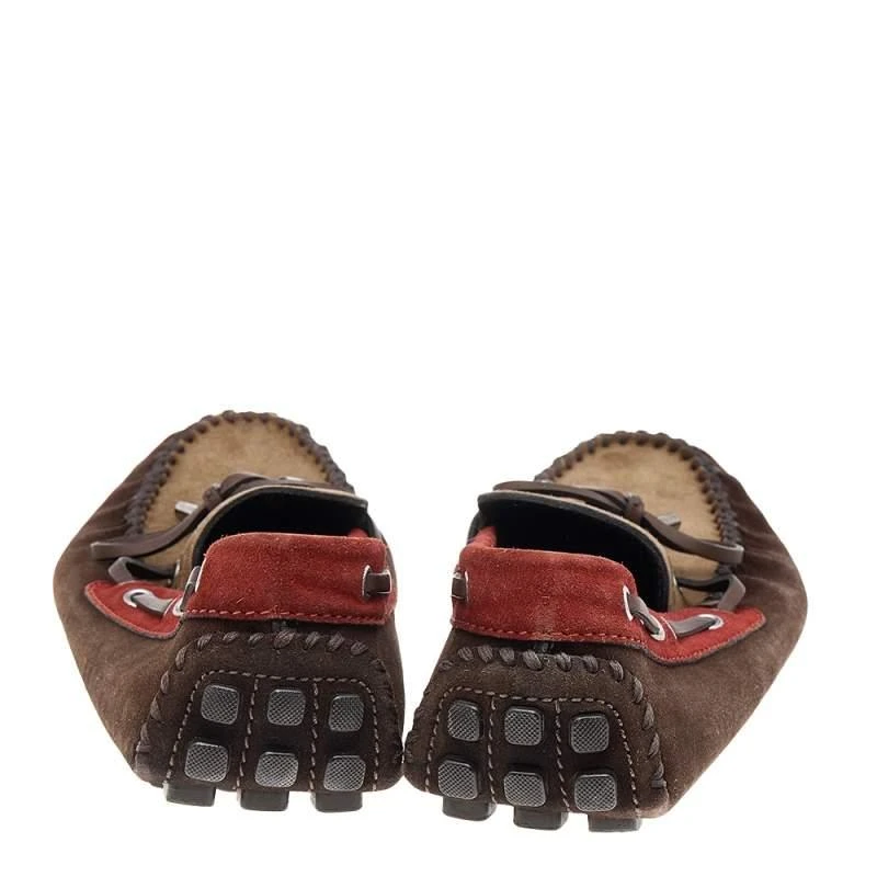 商品[二手商品] Louis Vuitton|Louis Vuitton Multicolor Suede Arizona Slip On Loafers Size 42,价格¥2879,第5张图片详细描述