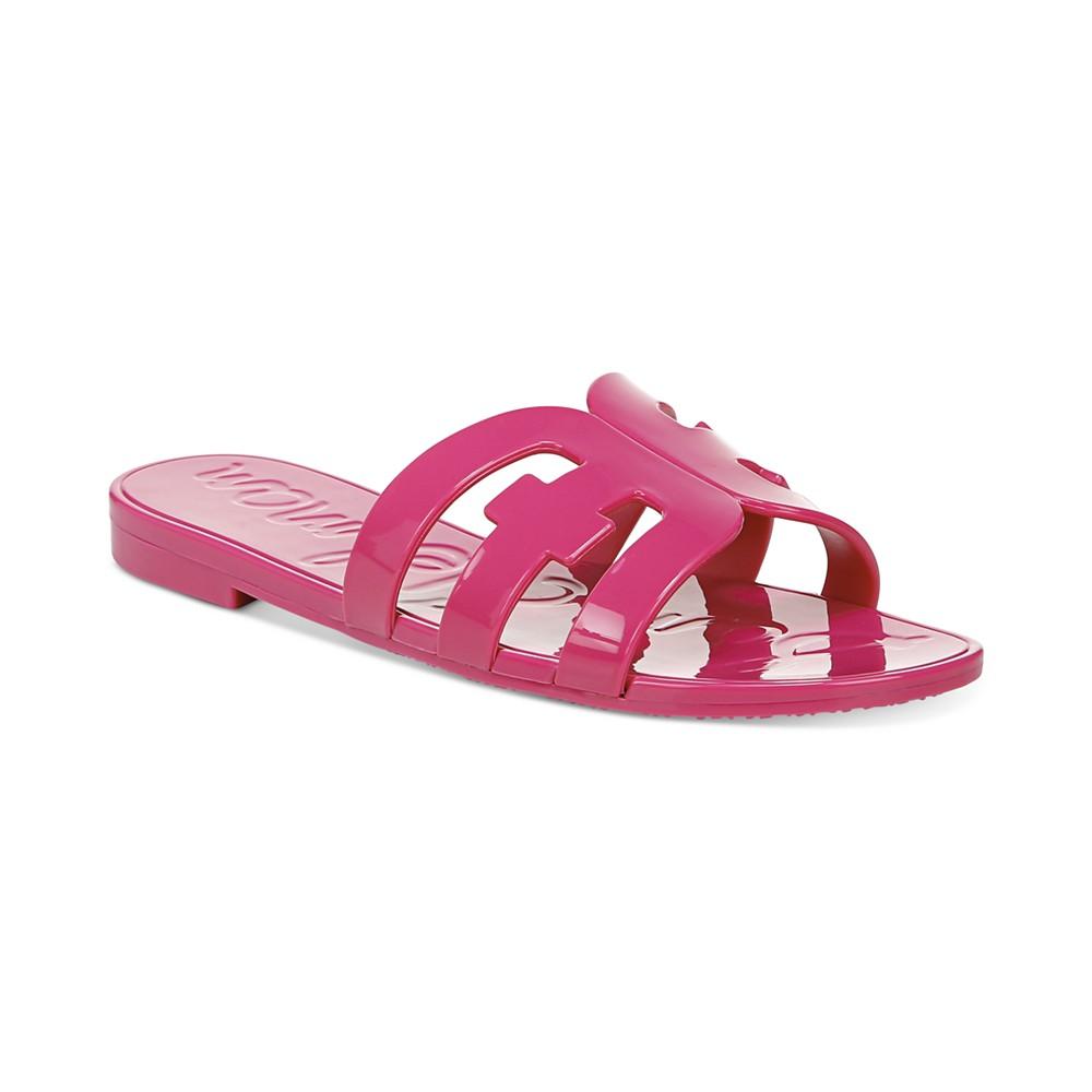 Women's Bay Logo Emblem Jelly Slide Sandals商品第1张图片规格展示