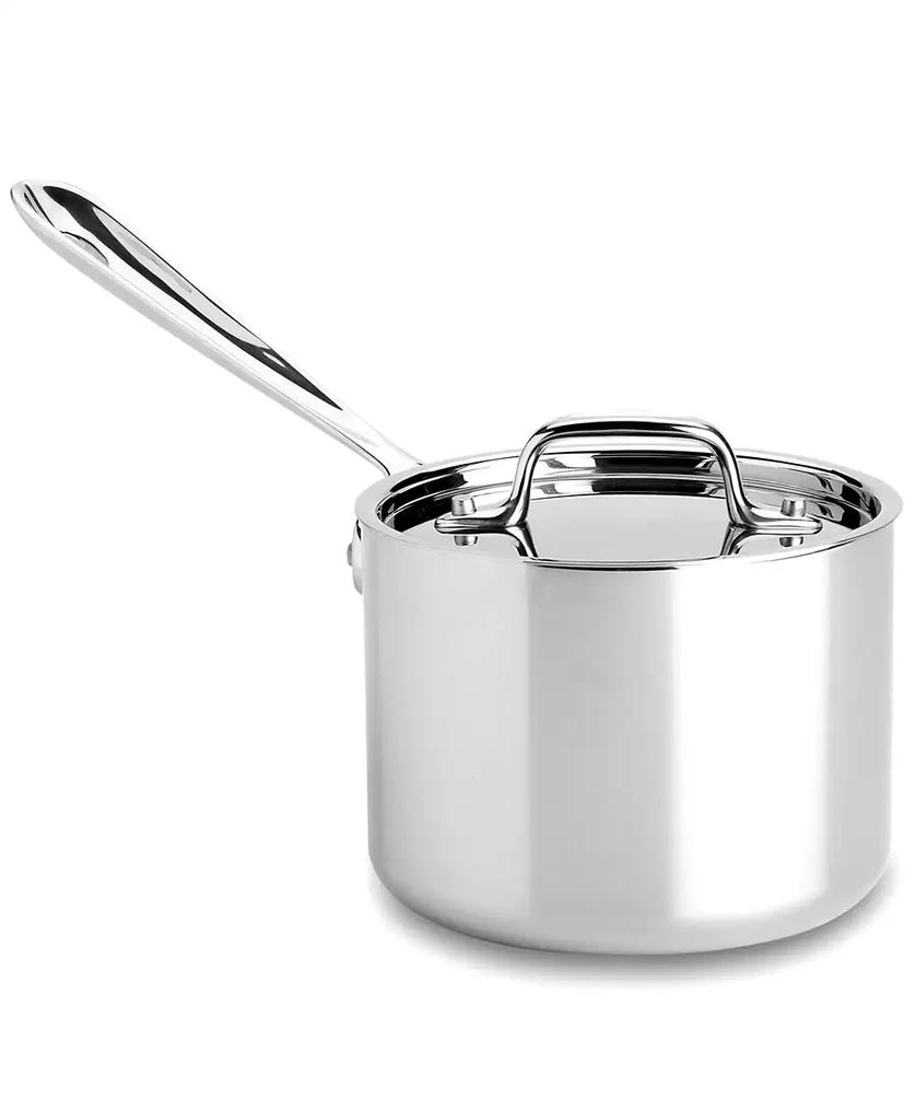 商品All-Clad|Stainless Steel 2 Qt. Covered Saucepan,价格¥1191,第2张图片详细描述
