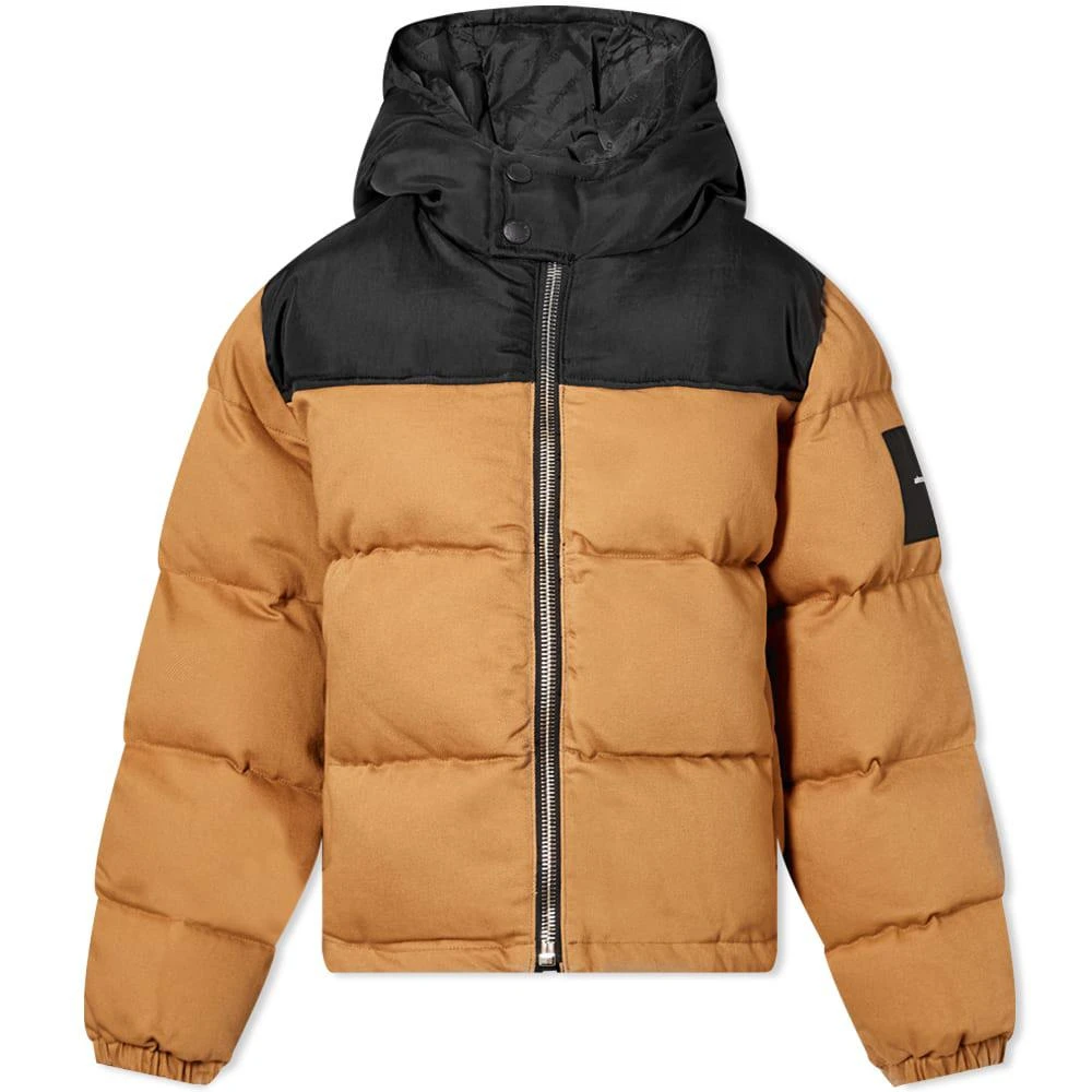 商品Alexander Wang|Alexander Wang Colorblock Hooded Puffer Jacket,价格¥3322,第1张图片