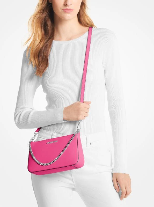 商品Michael Kors|女士 Jet Set 中号皮革斜挎包,价格¥594,第3张图片详细描述