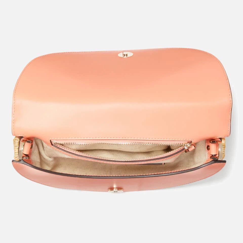 商品Kate Spade|Kate Spade New York Women's Squeeze Wicker Grapefruit Cross Body Bag - Pink Moon,价格¥2217,第3张图片详细描述