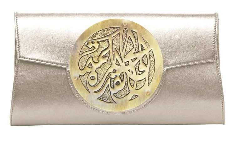 商品Dareen Hakim Collection|智慧与强壮 香槟色手拿包,价格¥2173,第1张图片