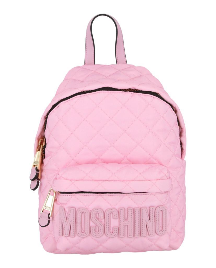 商品Moschino|Quilted Nylon Logo Backpack,价格¥2920,第1张图片