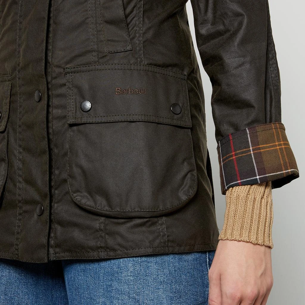 商品Barbour|女式 Beadnell系列 蜡质夹克 - 橄榄色,价格¥2599,第4张图片详细描述