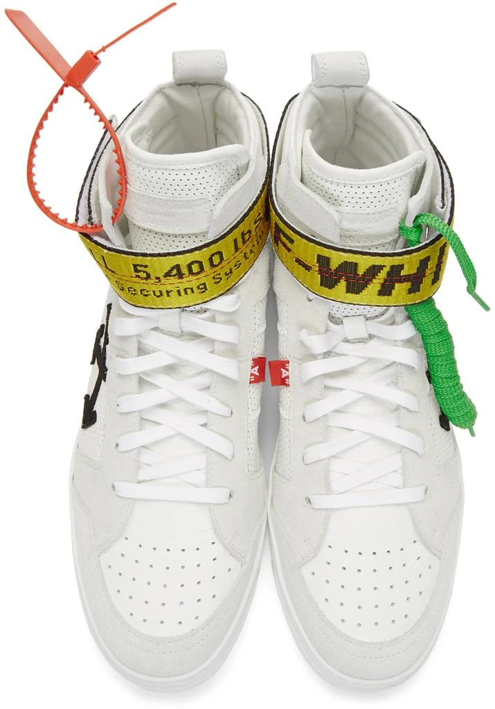 商品Off-White|White Industrial High-Top 运动鞋,价格¥2919,第5张图片详细描述