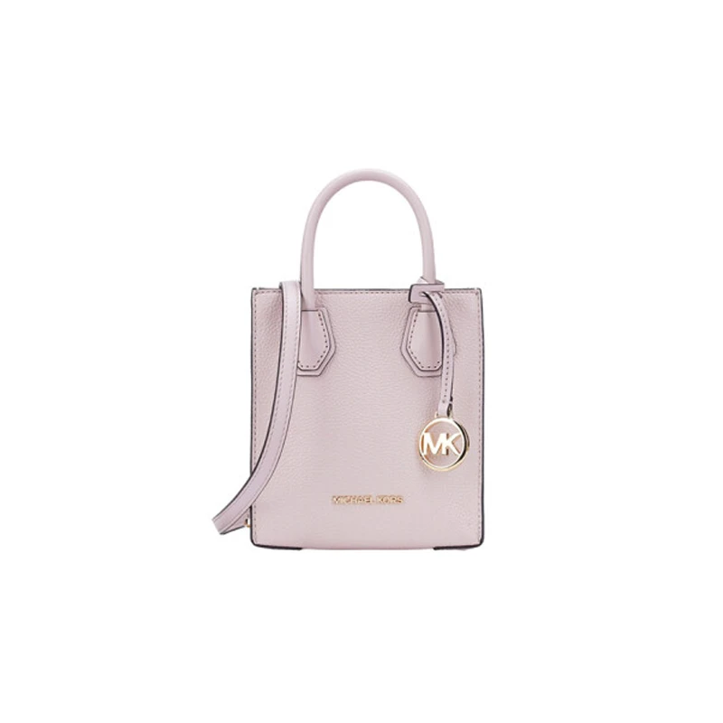 商品[国内直发] Michael Kors|Michael Kors 奥莱款 MERCER超小号纯色皮革女士手提斜挎购物包 35S1GM9T0L POWER BLUSH 送礼好物,价格¥849,第1张图片