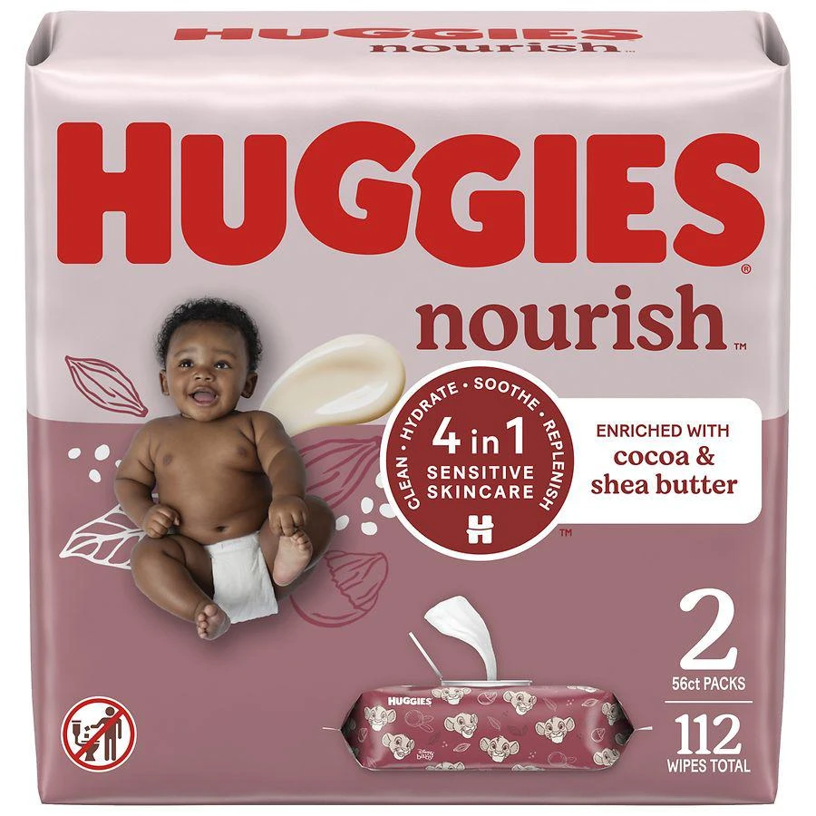 商品Huggies|Baby Wipes Scented,价格¥92,第1张图片