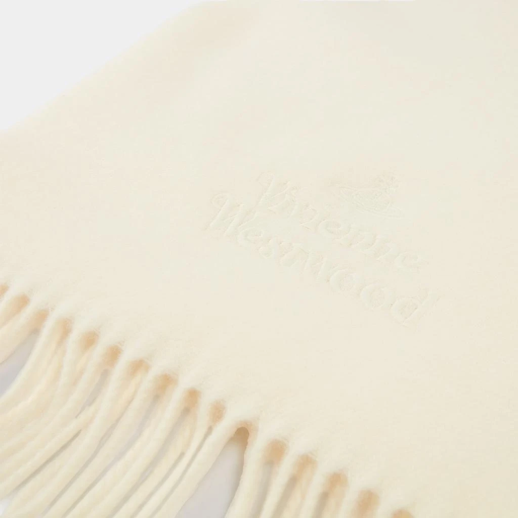 商品Vivienne Westwood|Vivienne Westwood Embroidered Logo Wool Scarf,价格¥962,第3张图片详细描述