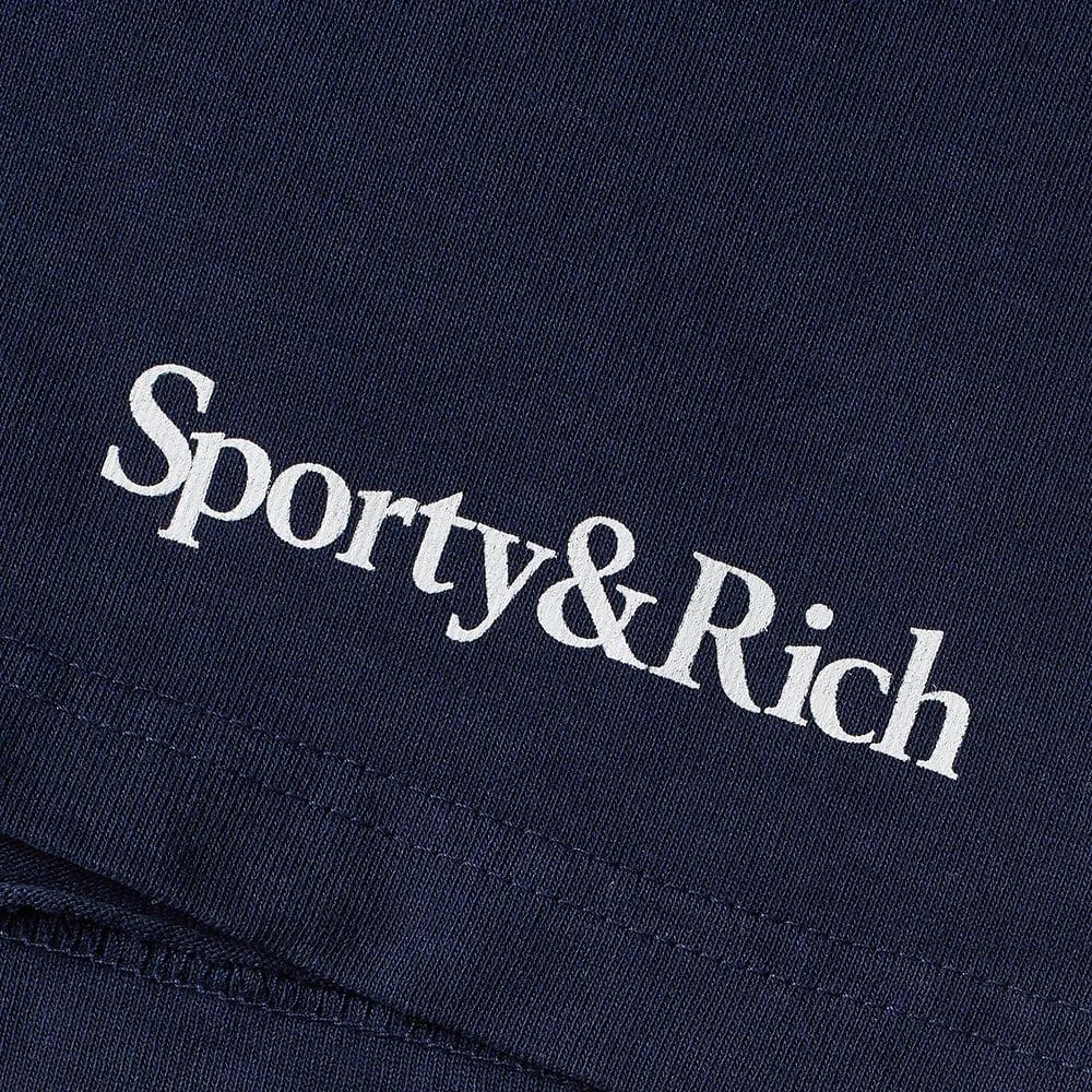 商品Sporty & Rich|Sporty & Rich Serif Gym Shorts,价格¥361,第3张图片详细描述