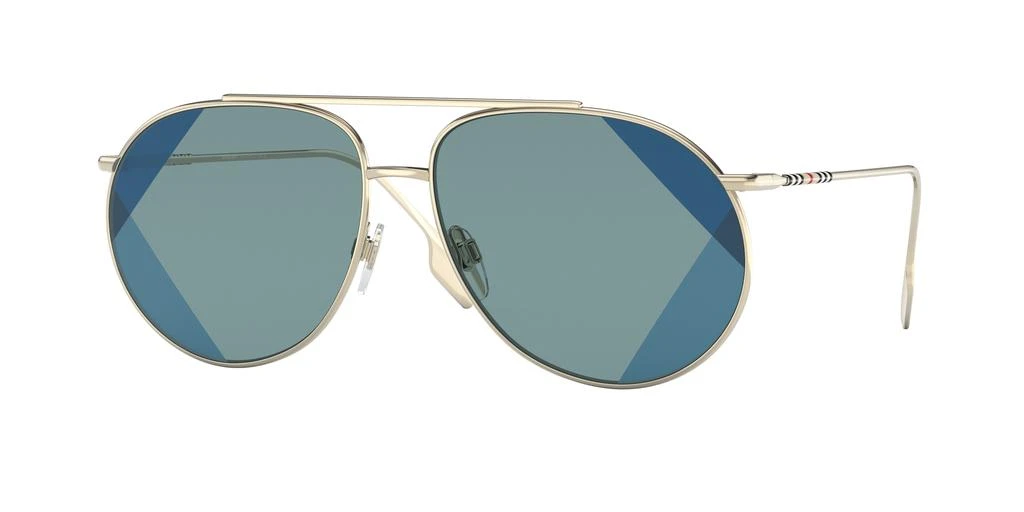 商品Burberry|Alice Blue UV Print Pilot Ladies Sunglasses BE3138 110980 61,价格¥977,第1张图片