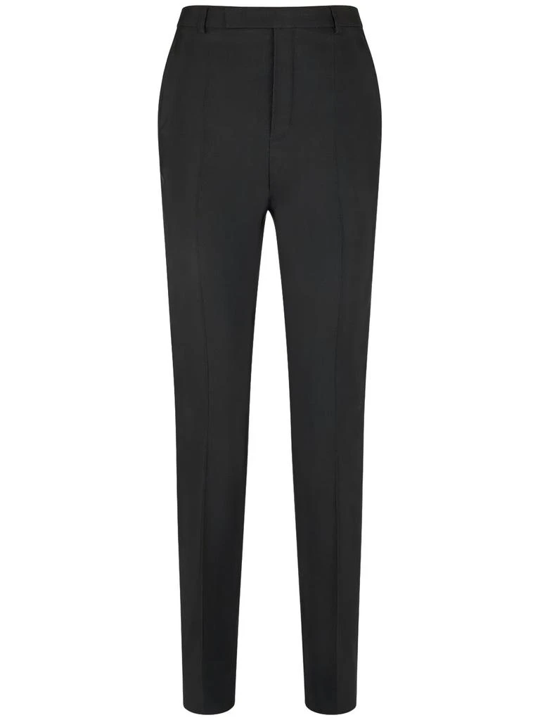 商品Yves Saint Laurent|High Waist Wool Blend Pants,价格¥15078,第1张图片