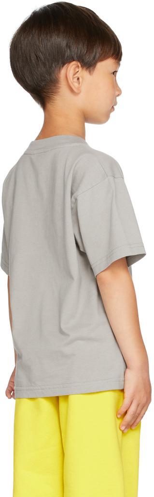 商品Balenciaga|Kids Grey Blurry T-Shirt,价格¥1310,第6张图片详细描述