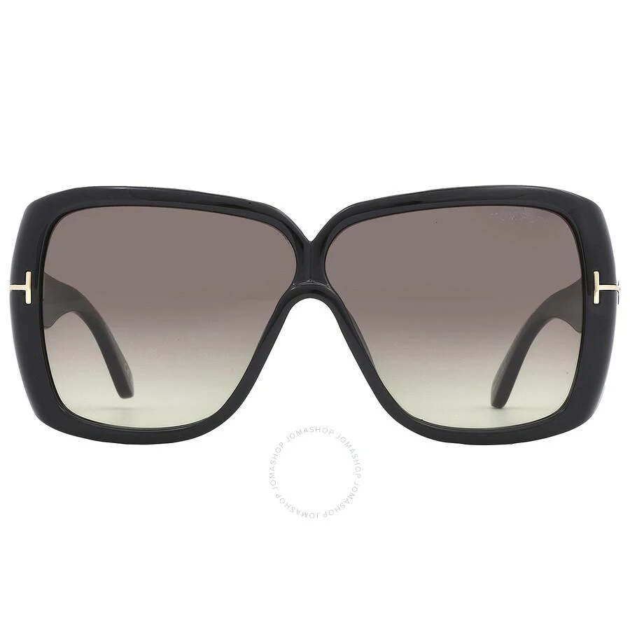 商品Tom Ford|Marilyn Smoke Gradient Butterfly Ladies Sunglasses FT1037 01B 61,价格¥1191,第1张图片