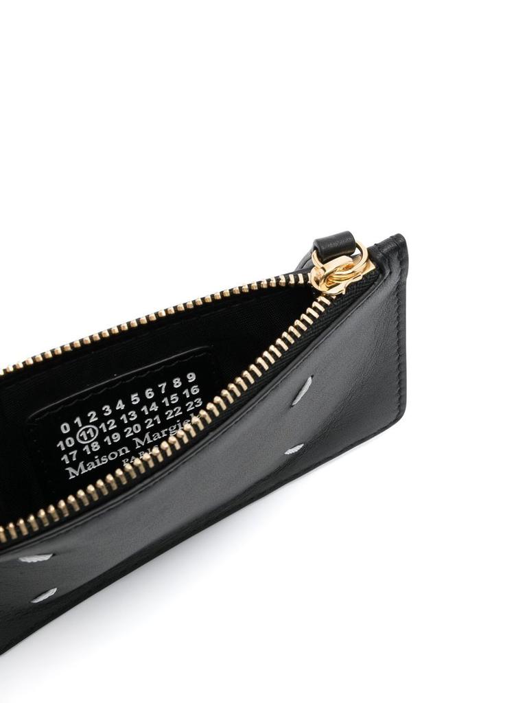 MAISON MARGIELA Leather zipped card case商品第2张图片规格展示