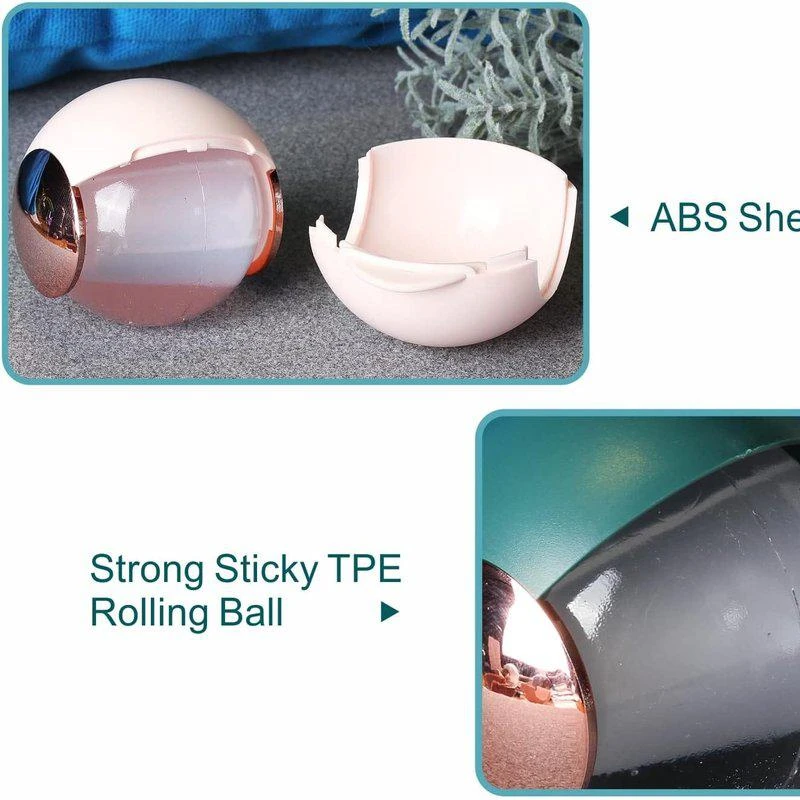 商品Vigor|Portable Dustproof Pet Clothes Hair Remover Winter Reusable Washable Clean Tool Sticky Roller Ball Bulk 3 Sets STYLE: 3 PACK,价格¥247,第2张图片详细描述